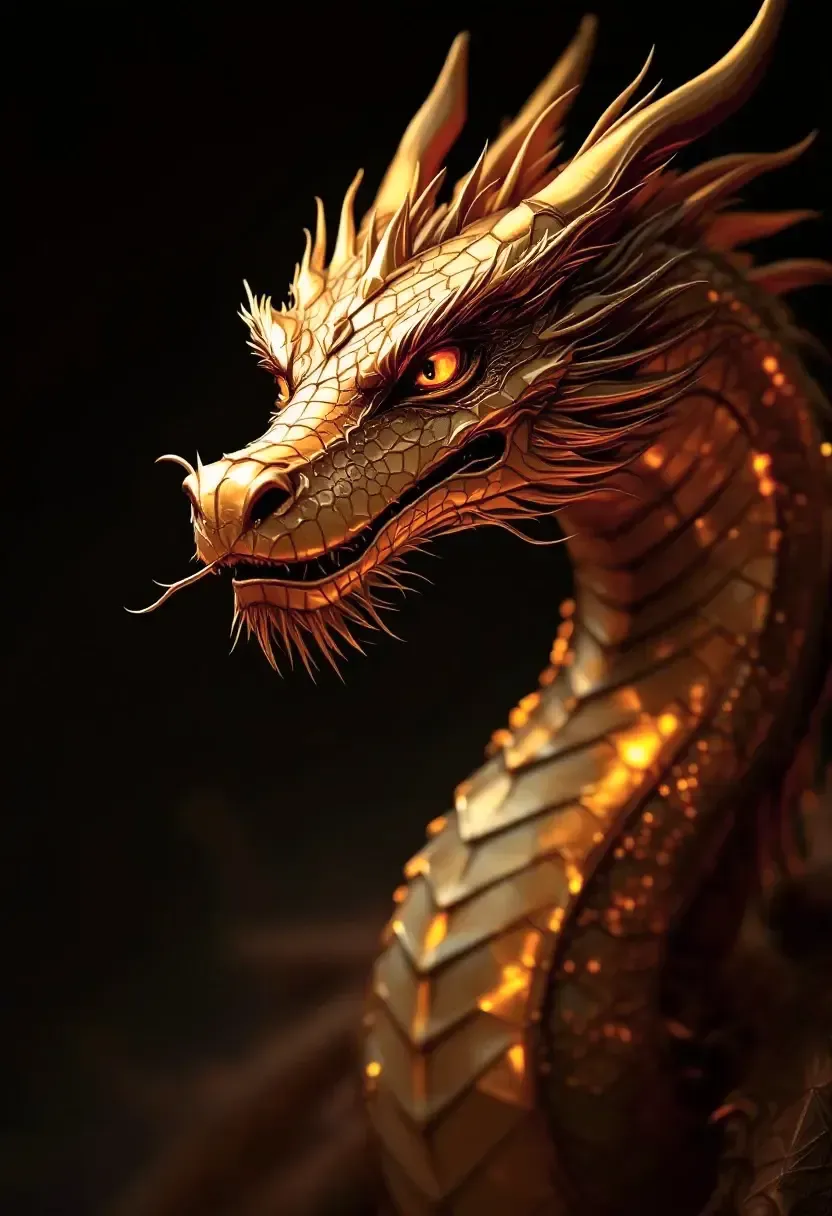 Adult Brass Dragon