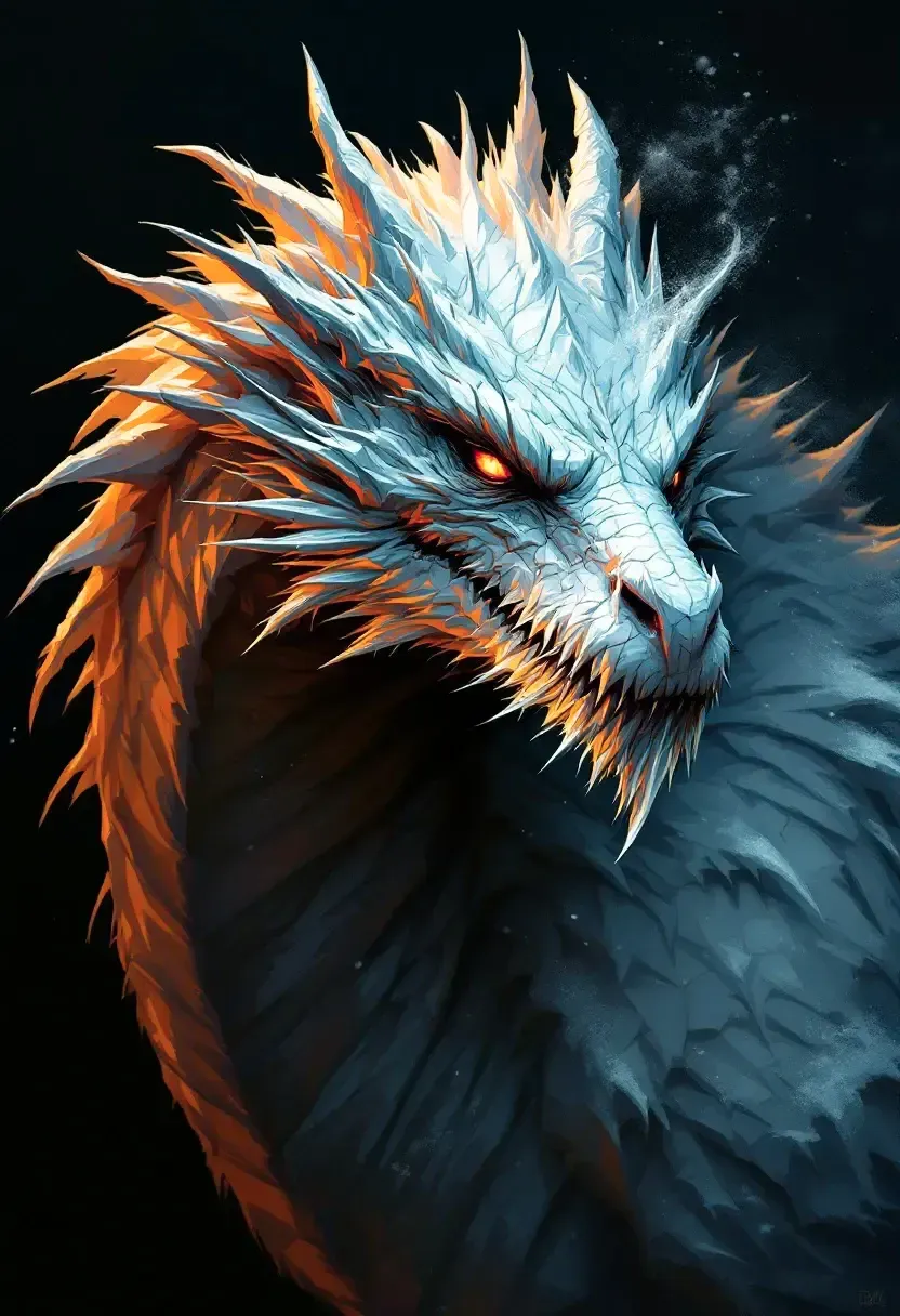 Adult White Dragon