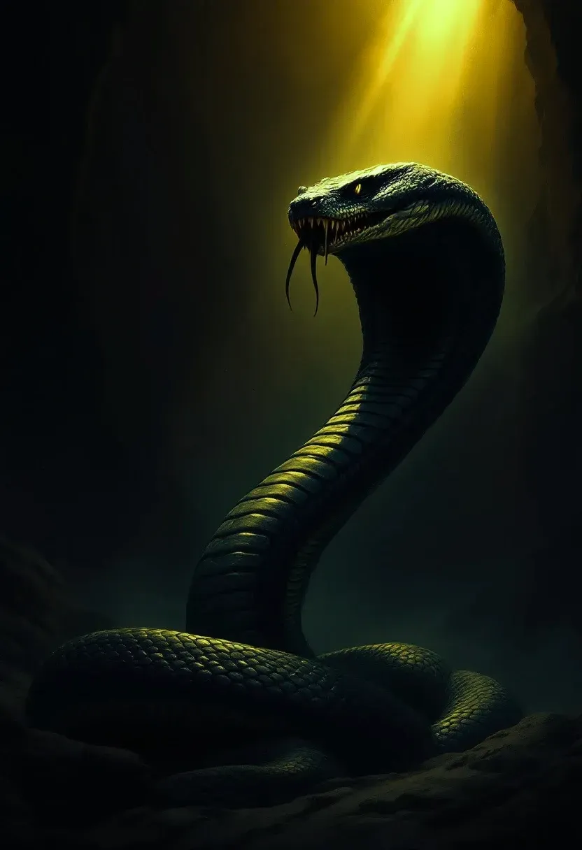Giant Poisonous Snake