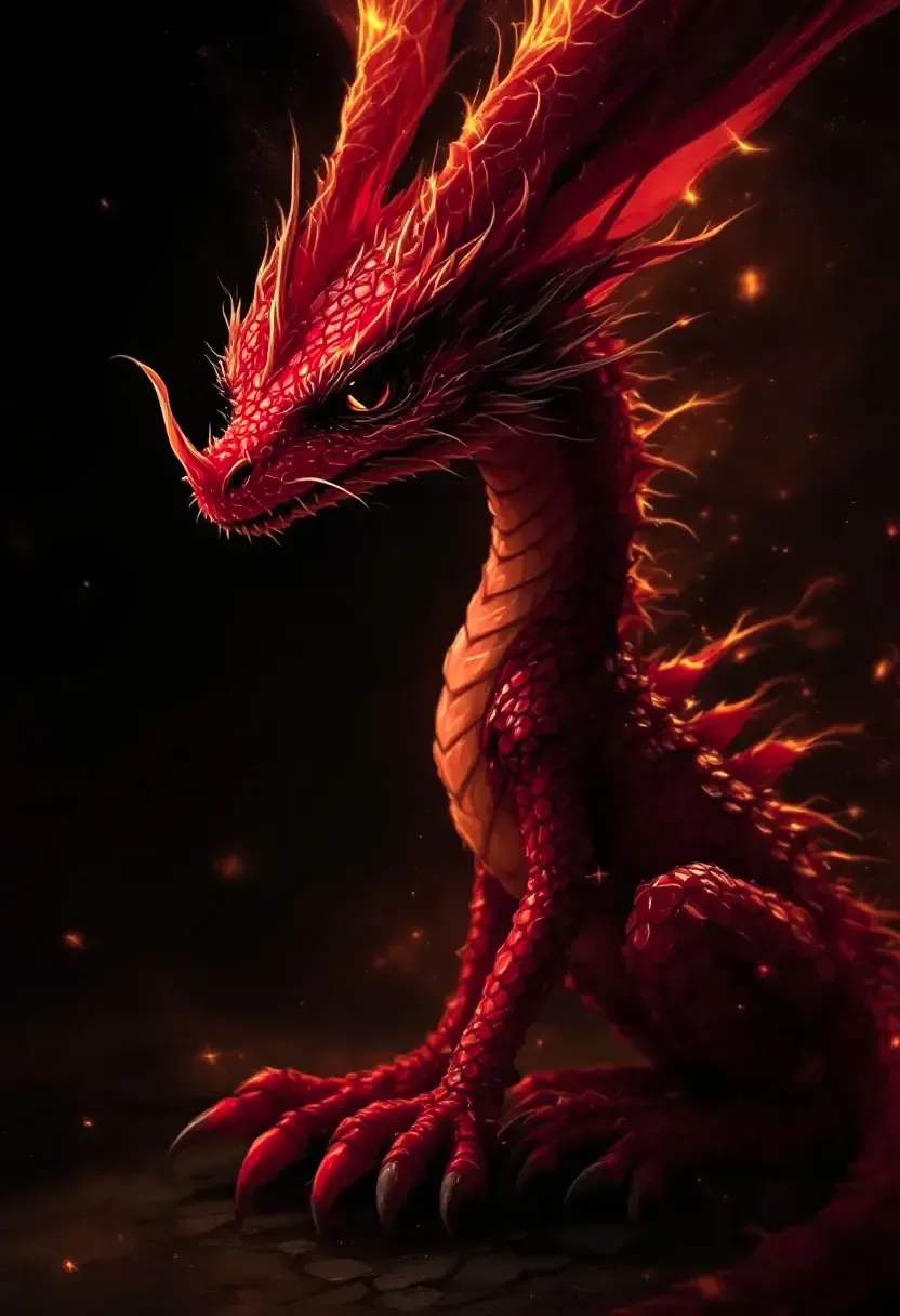 Red Dragon Wyrmling