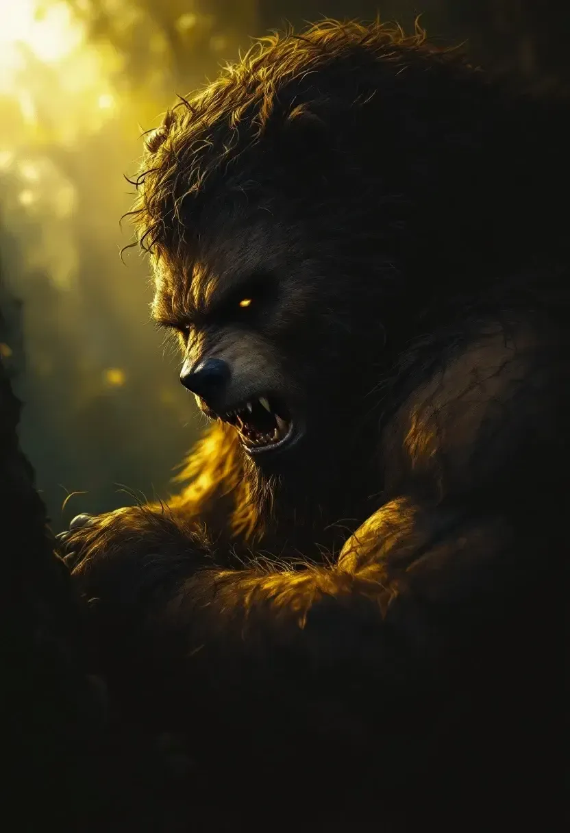 Werebear, Human Form