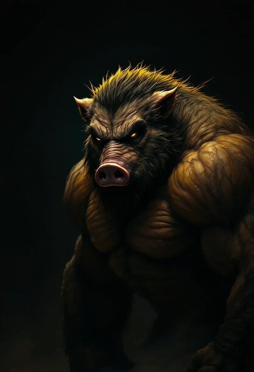 Wereboar, Human Form