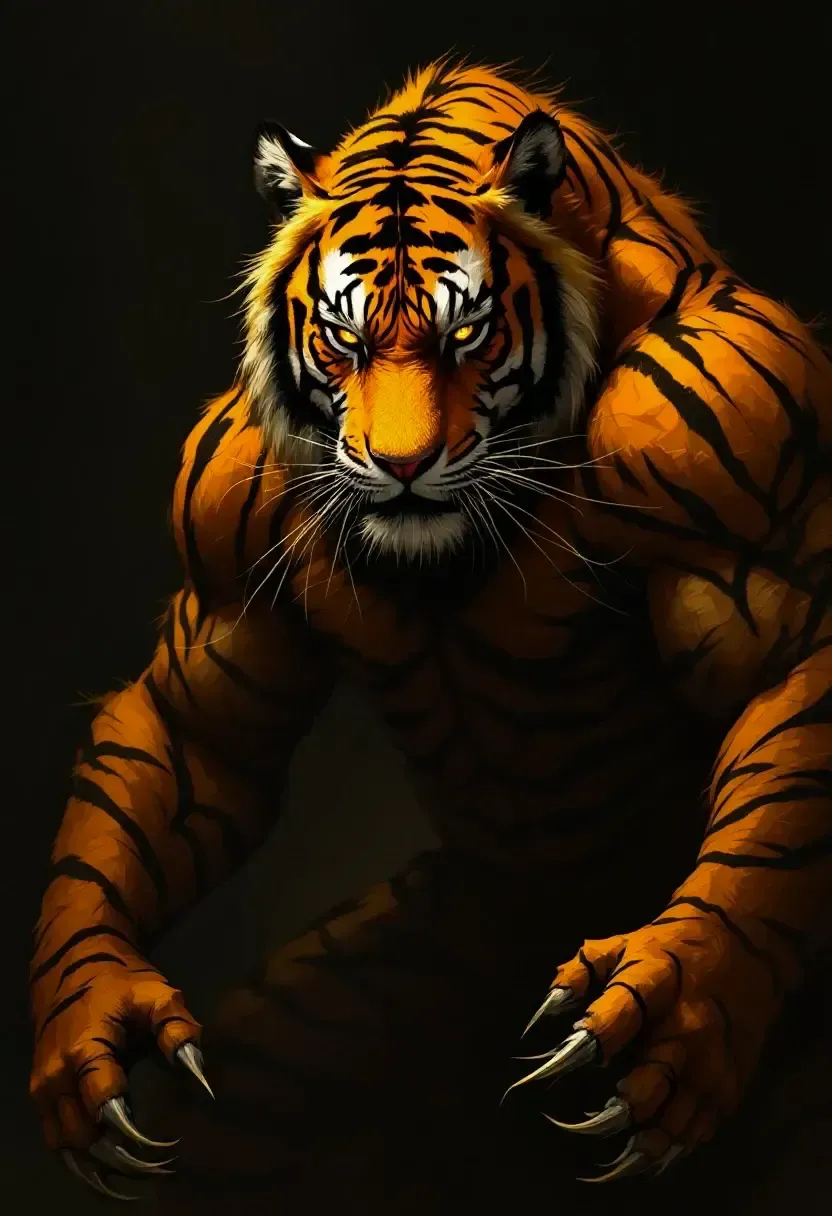 Weretiger, Hybrid Form