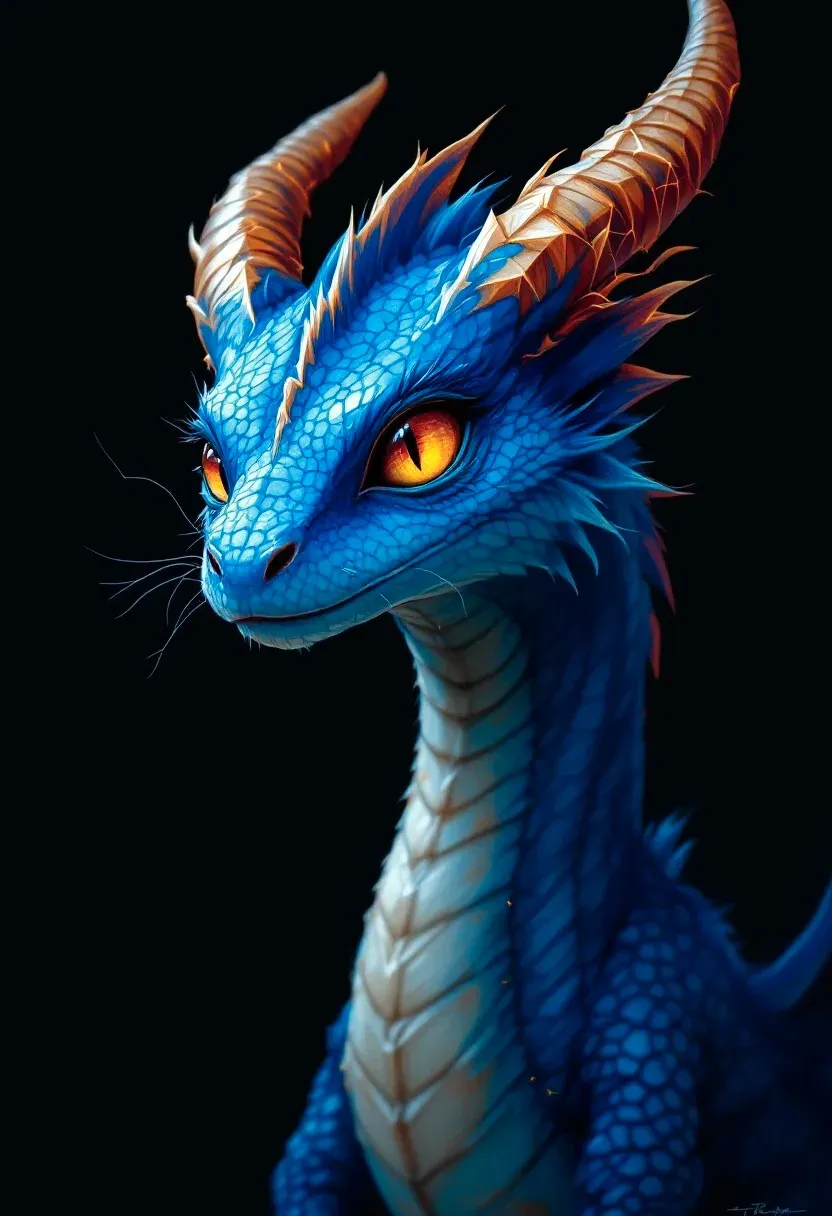 Young Blue Dragon