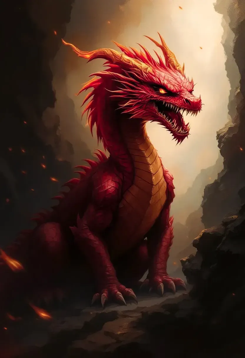 Young Red Dragon