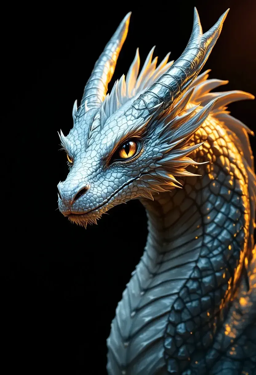 Young Silver Dragon