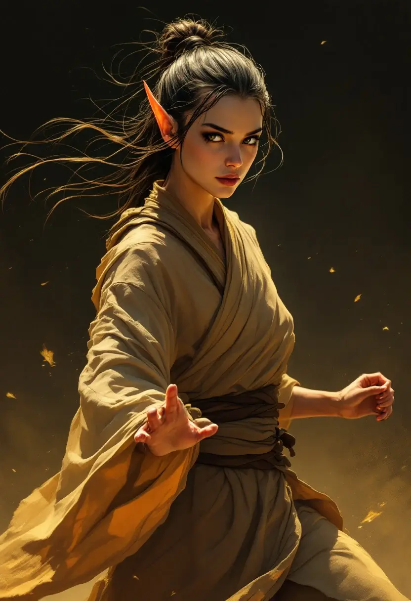 Elf Monk