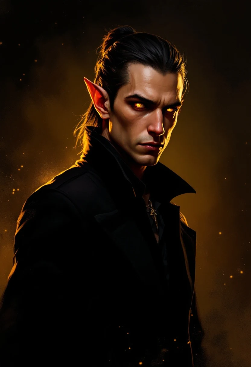 Half-Elf Warlock