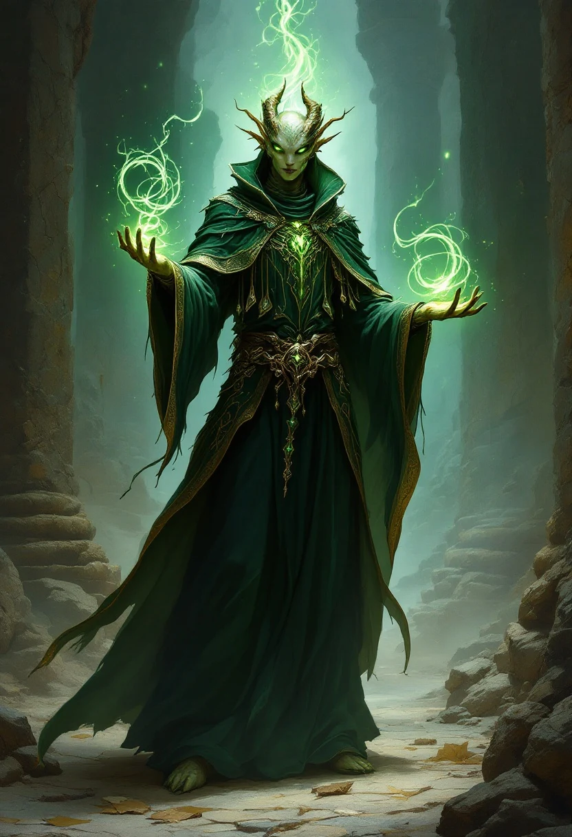 Yuan-ti Pureblood Sorcerer